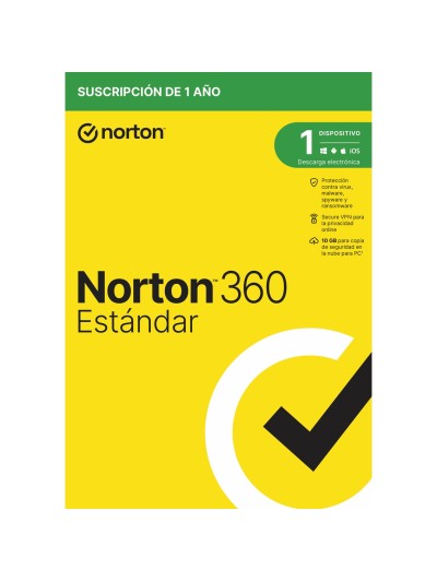Antivirus norton 360 standard 10gb español 1 usuario 1 dispositivo 1 año caja generic rsp mm gum