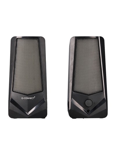 Altavoces q-connect gaming blu etooth con iluminación rgb potencia maxima 2x3w control de volumen color negro