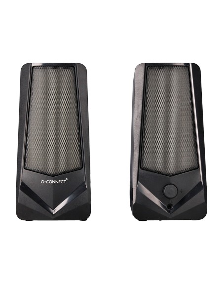 Altavoces q-connect gaming blu etooth con iluminación rgb potencia maxima 2x3w control de volumen color negro