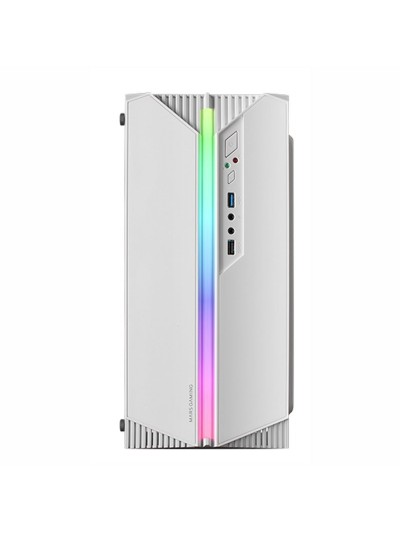 Caja ordenador mars gaming mc - s1 blanco micro atx 1 x usb 3.0 1 x usb 2.0 1 x 80mm frgb