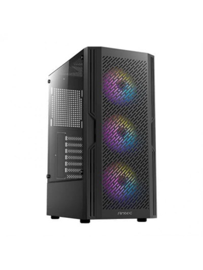 Caja ordenador gaming antec ax20 matx 1 x usb 3.0 2 x usb 2.0 3 x 120mm negro