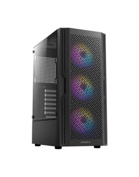 Caja ordenador gaming antec ax20 matx 1 x usb 3.0 2 x usb 2.0 3 x 120mm negro