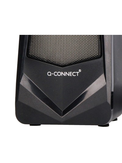 Altavoces q-connect gaming blu etooth con iluminación rgb potencia maxima 2x3w control de volumen color negro