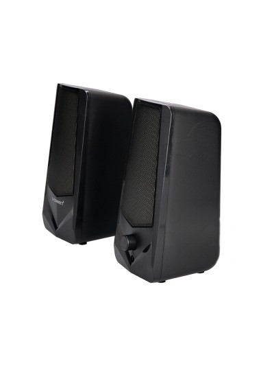 Altavoces q-connect gaming blu etooth con iluminación rgb potencia maxima 2x3w control de volumen color negro