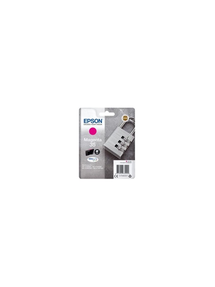 Cartucho tinta epson c13t35834010 magenta durabrite ultra ink 35 - 650 paginas - candado Cartucho tinta epson c13t35834010 magenta durabrite ultra ink 35 - 650 paginas - candado
