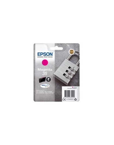 Cartucho tinta epson c13t35834010 magenta durabrite ultra ink 35 - 650 paginas - candado