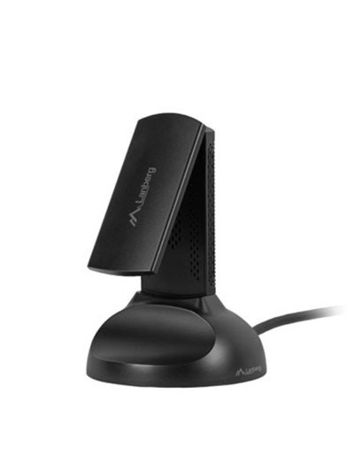 Adaptador red lanberg usb wifi ax3000 tri - banda 2x antenas internas