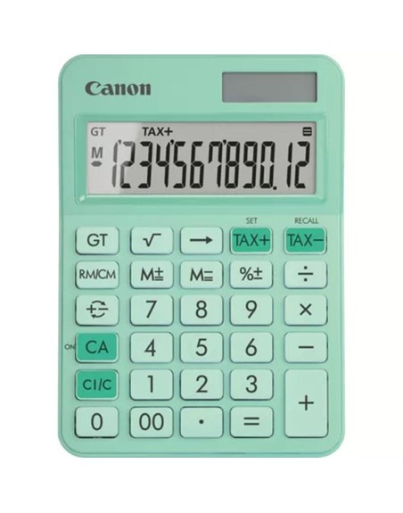 Calculadora canon sobremesa ls - 125kb - gr emea hb 12 digitos verde