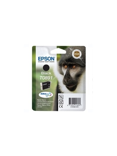 Cartucho tinta epson t0891 negro 3.5ml s20 - sx105 - sx200 - sx205 - sx 405 - mono
