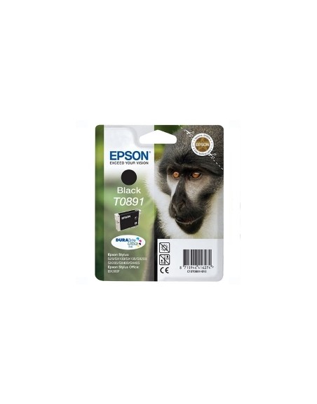 Cartucho tinta epson t0891 negro 3.5ml s20 - sx105 - sx200 - sx205 - sx 405 - mono