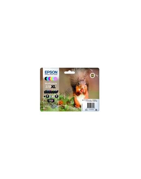 Multipack cartucho tinta epson 378xl c13t37984010 6 colores foto claria ardilla