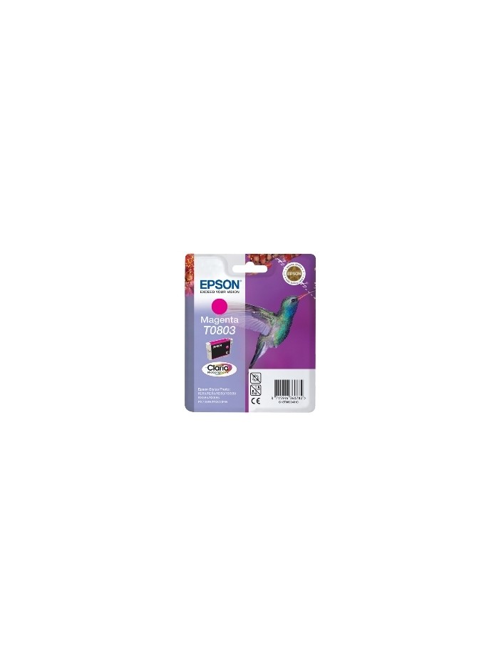 Cartucho tinta epson t0803 magenta 7.4ml stylus photo r265 - 285 - 360 - rx560 - 585 - 685 - colibri Cartucho tinta epson t0803 magenta 7.4ml stylus photo r265 - 285 - 360 - rx560 - 585 - 685 - colibri