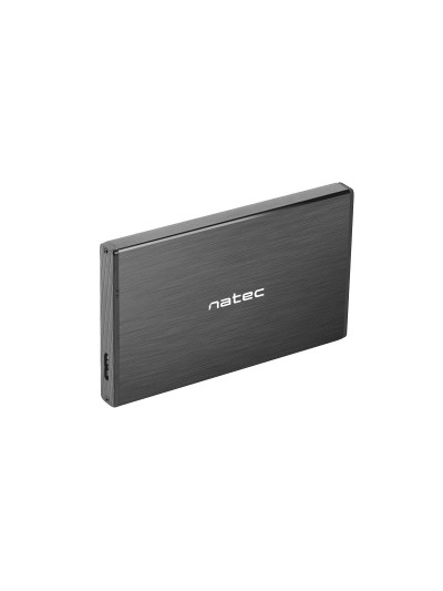Caja externa natec rhino go disco duro 25 pulgadas pulgadas usb 3.0 sata negra