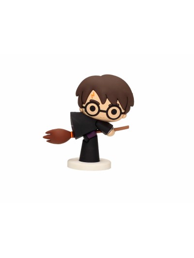 Figura sd toys harry potter mini harry potter volando con nimbus y con capa negra