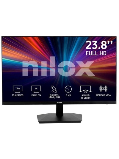 Monitor nilox nxm24fhd11 23.8 pulgadas fhd 75hz