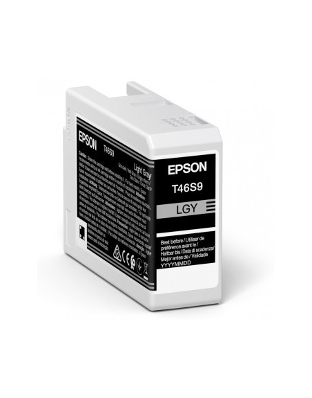 Cartucho tinta epson singlepack light gris t46s9 ultrachrome pro 10 ink 25ml sc - p700