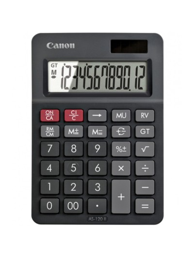 Calculadora canon sobremesa as - 120ii - 12 digitos