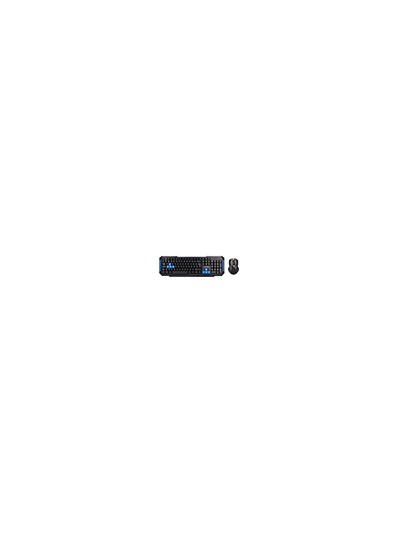 Set teclado y raton q-connect inalambrico compatible windows color negro