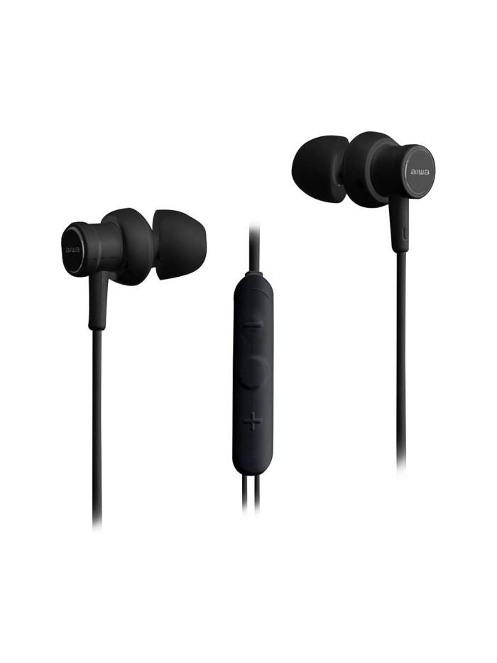 Auriculares aiwa estm - 500 negro Auriculares aiwa estm - 500 negro
