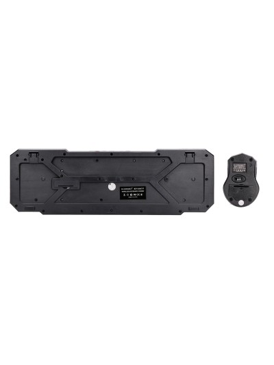 Set teclado y raton q-connect inalambrico compatible windows color negro