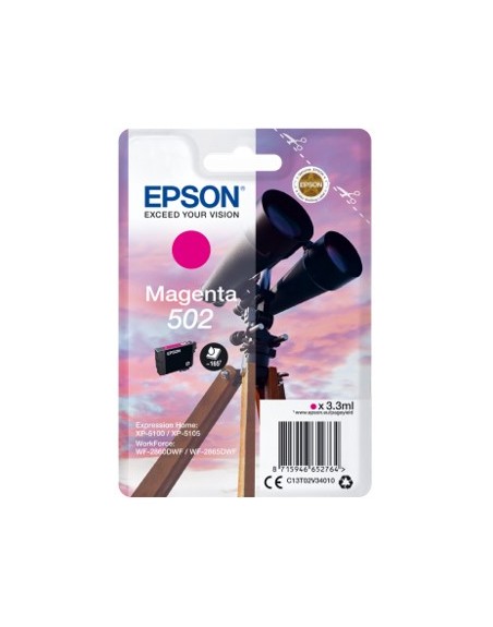 Cartucho tinta epson t02v340 502 magenta ink