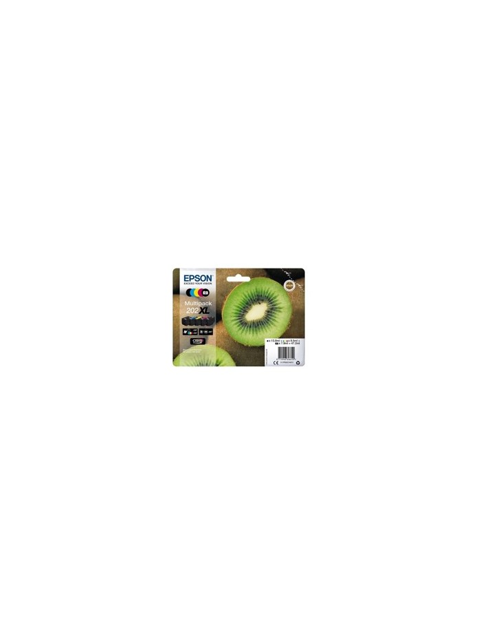 Multipack cartucho tinta epson 202xl c13t02g74010 5 colores claria kiwi Multipack cartucho tinta epson 202xl c13t02g74010 5 colores claria kiwi