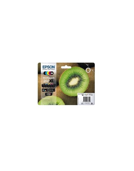 Multipack cartucho tinta epson 202xl c13t02g74010 5 colores claria kiwi