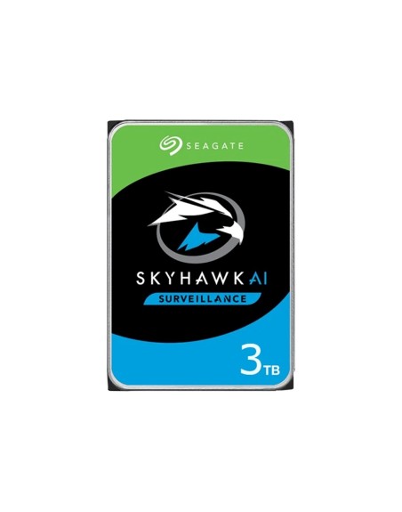 Disco duro interno hdd seagate skyhawk ai st3000vx015 3tb 3.5 pulgadas 256mb - sata 6gb - s
