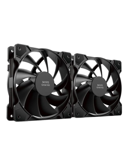 Ventilador mars gaming mfprox2 2 x 120mm negro