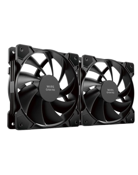 Ventilador mars gaming mfprox2 2 x 120mm negro