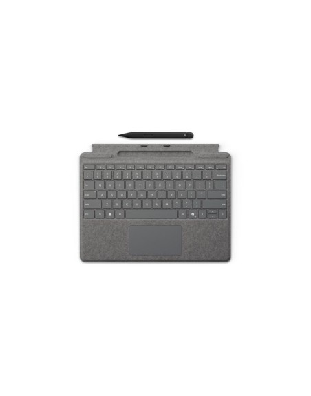 Teclado microsoft surface type + pen para surface pro10 plata