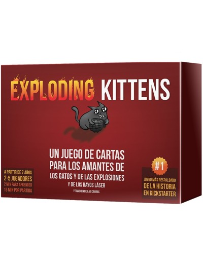 Juego de mesa exploding kittens pegi 7