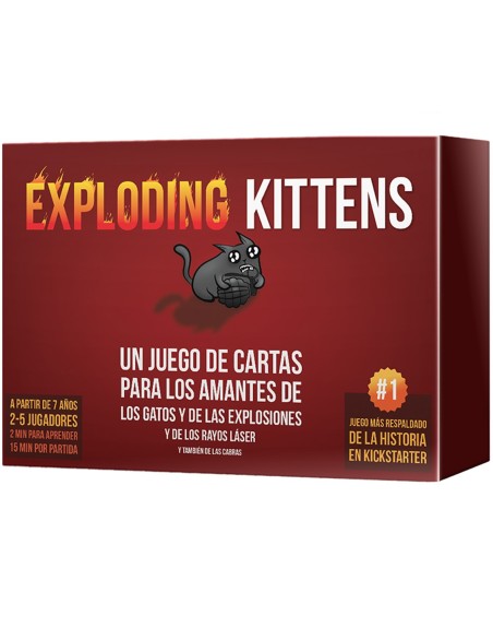 Juego de mesa exploding kittens pegi 7