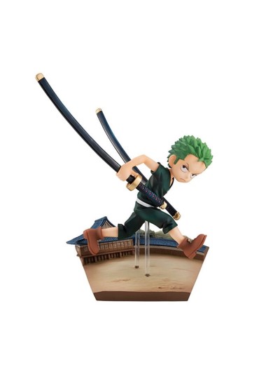 Figura megahouse gem series one piece zoro run run run