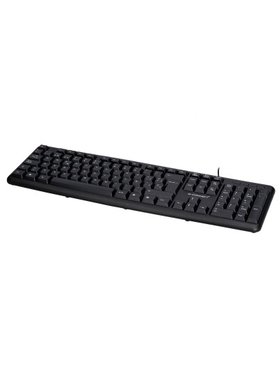 Teclado q-connect con cable 1,35 mt color negro