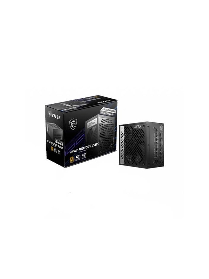 Fuente de alimentacion atx 1000w msi mpg a1000g pcie5 80+ gold Fuente de alimentacion atx 1000w msi mpg a1000g pcie5 80+ gold