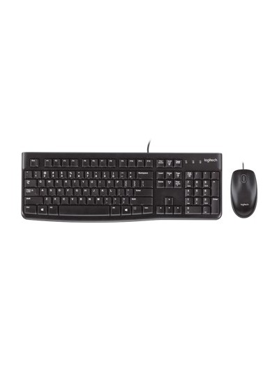 Teclado + mouse logitech mk120 usb 2.0 frances