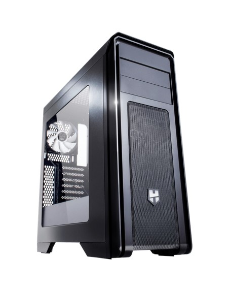 Caja ordenador gaming nox hummer zx atx usb 3.0 negra sin fuente ventana acrilica