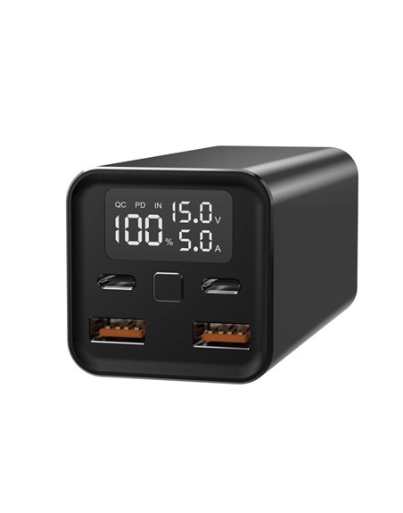 Bateria externa portatil powerbank leotec 65w power delivery 20000mah
