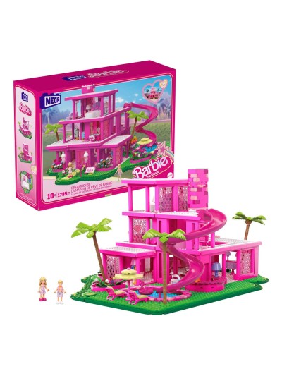 Figura mattel mega construx barbie the movie la casa de los sueños de barbie