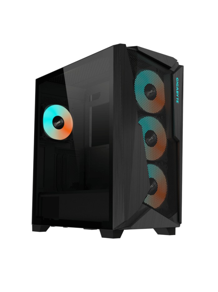 Caja gaming gigabyte ac301gw atx 2xusb3.0 1xusbc rgb s - f negro Caja gaming gigabyte ac301gw atx 2xusb3.0 1xusbc rgb s - f negro