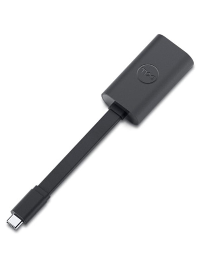 Adaptador usb tipo c a rj45 dell macho - hembra negro Adaptador usb tipo c a rj45 dell macho - hembra negro