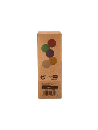 Iman para sujecion liderpapel ecouse pp reciclado para pizarra magnetica 35 mm caja de 10 unidades