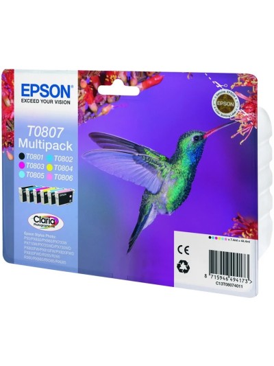Multipack tinta epson t08074 t080140+240+340+440 +540+640 - colibri