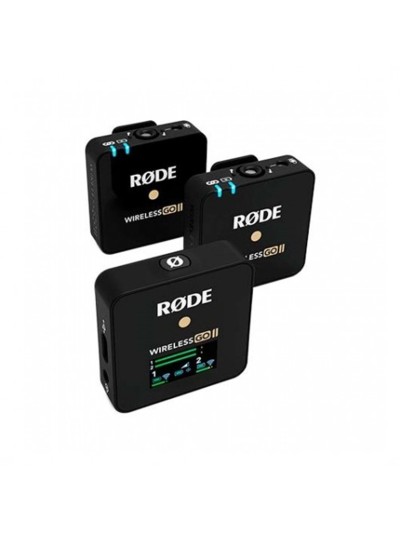 Microfono rode wireless go ii dual usb tipo c - trs - 50hz - omnidirectional