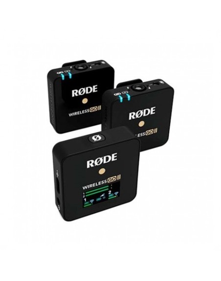Microfono rode wireless go ii dual usb tipo c - trs - 50hz - omnidirectional