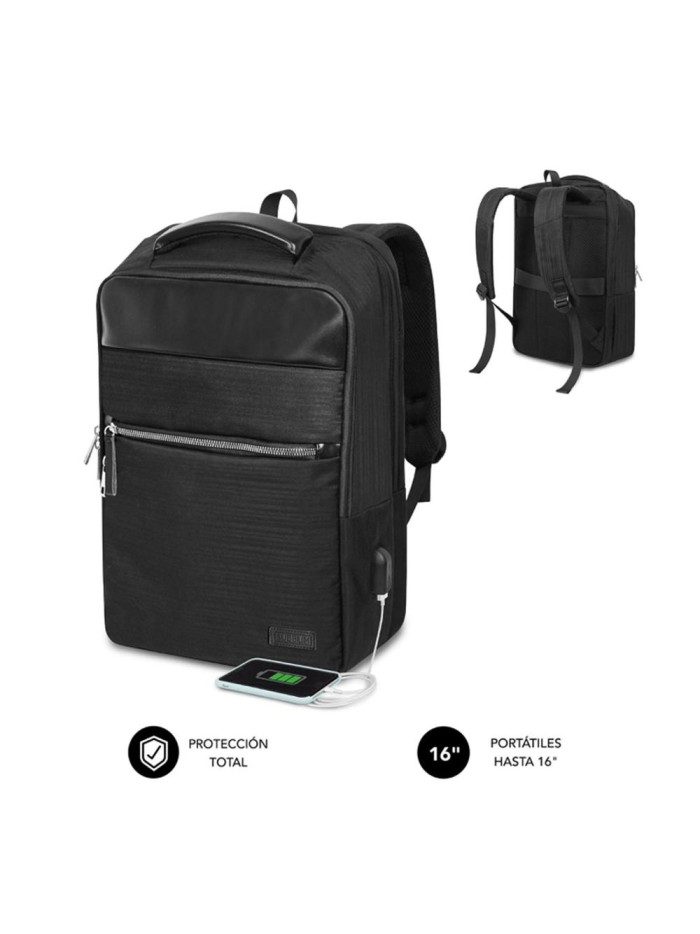 Mochila subblim business v2 ap para portatil 16 pulgadas negro Mochila subblim business v2 ap para portatil 16 pulgadas negro
