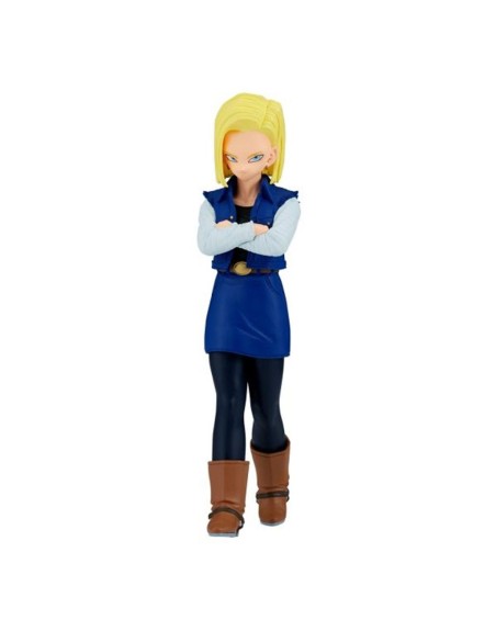 Figura banpresto dragon ball z solid edge works android 18 17cm