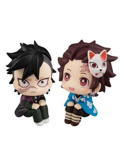Pack 2 figuras megahouse look up genya & tanjiro kamado prueba final gift set