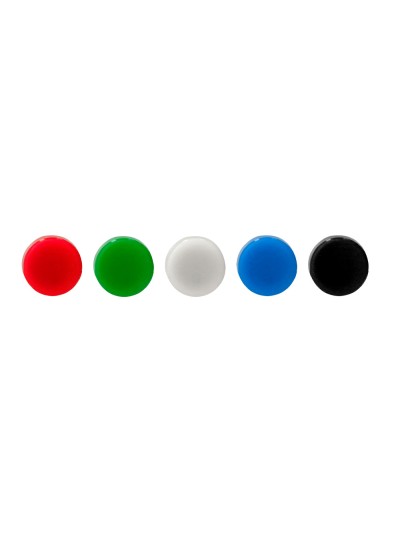 Iman para sujecion liderpapel ecouse pp recicladopara pizarra magnetica 20 mm caja de 10 unidades